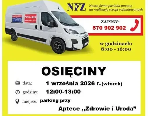 Bezpłatne badanie wzroku w Osięcinach – 1 września