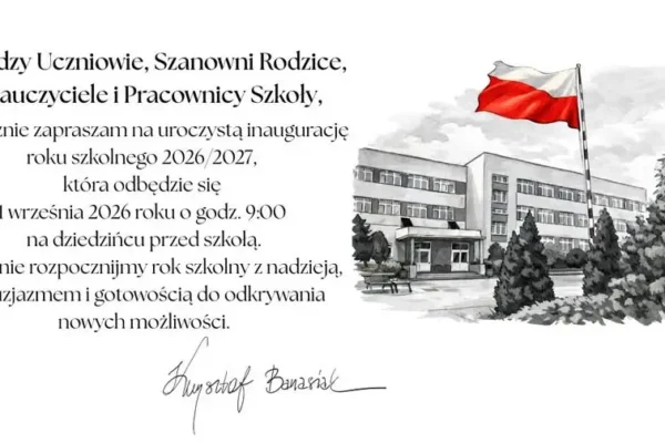 Uroczyste rozpoczęcie roku szkolnego 2026/2027 w Osięcinach