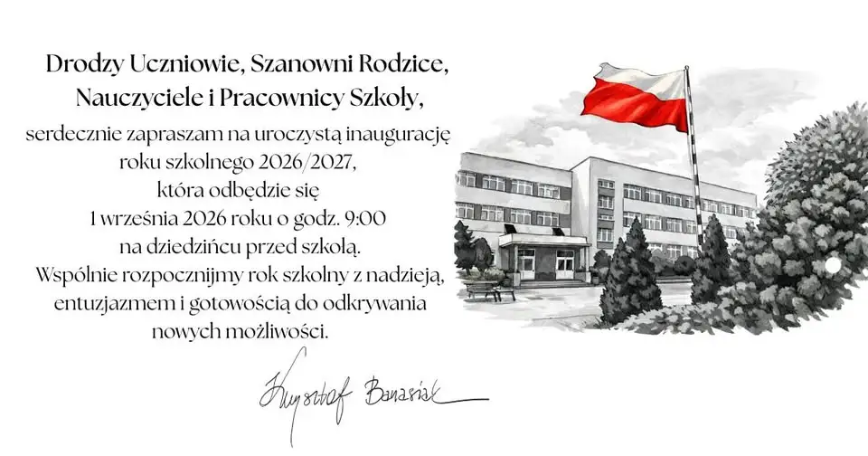 Uroczyste rozpoczęcie roku szkolnego 2026/2027 w Osięcinach