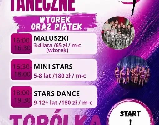Zapisy na zajęcia taneczne w GOK Topólka – ruszają nabory
