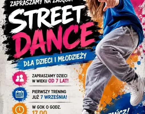 Street Dance w GOK Osięciny – start 7 września