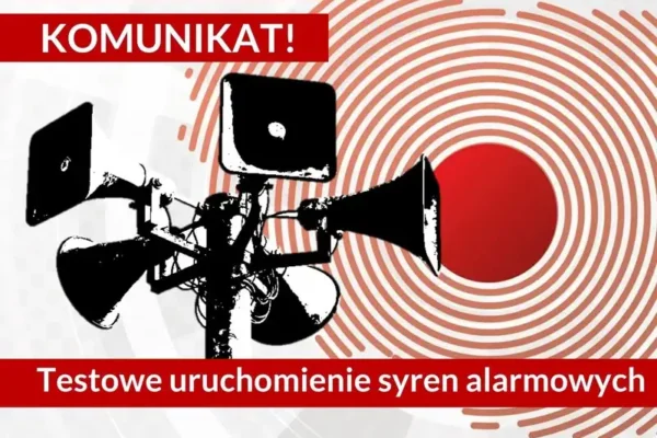 Powiat radziejowski testuje syreny alarmowe. Mieszkańcy nie mają powodu do niepokoju