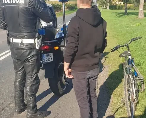 Radziejów: Policja podsumowuje akcję „Stop brawurowej jeździe na rowerze i hulajnodze”