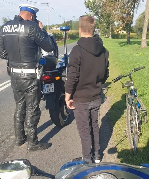 Radziejów: Policja podsumowuje akcję „Stop brawurowej jeździe na rowerze i hulajnodze”
