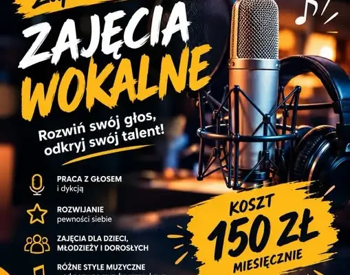 Radziejowski Dom Kultury zaprasza na indywidualne zajęcia wokalne