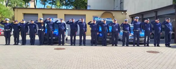 Radziejowscy policjanci uczcili pamięć śp. podkom. Natana Sieronia