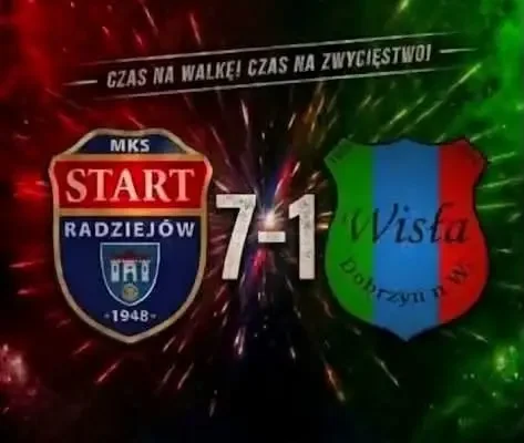 Start Radziejów rozbił Wisłę Dobrzyń 7:1 w efektownym meczu