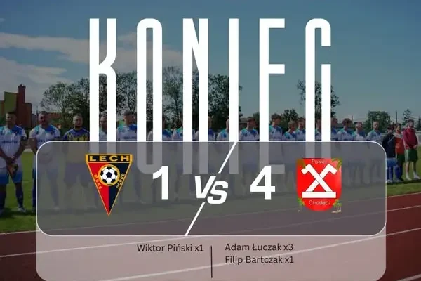 Lech Dobre przegrywa z liderem z Chodcza 1:4 w meczu B-klasy