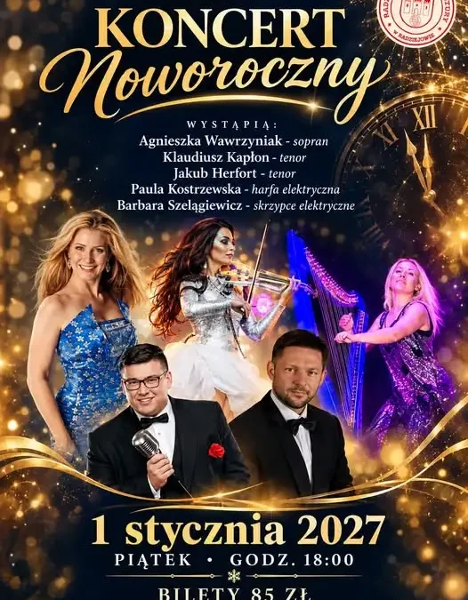 Koncert Noworoczny 2027 w Radziejowie – muzyczne powitanie roku