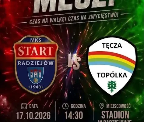 Start Radziejów podejmie Tęczę Topólka. Kibice liczą na komplet punktów