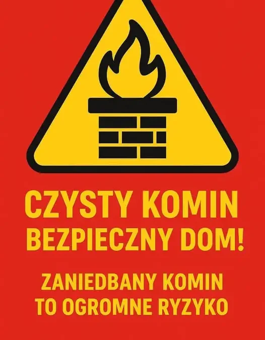 Strażacy z OSP Piotrków Kujawski apelują o przeglądy kominiarskie przed sezonem grzewczym