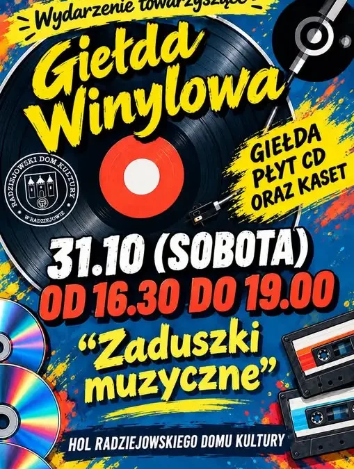 Giełda winyli, CD i kaset w Radziejowie – muzyczna gratka dla kolekcjonerów