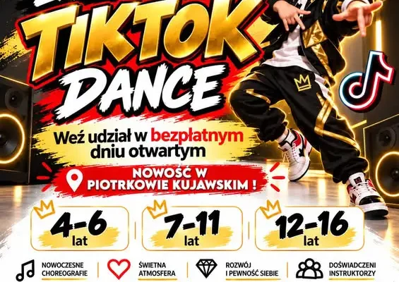 Art Academy Poland rusza z zajęciami TikTok Dance w BiOK w Piotrkowie Kujawskim